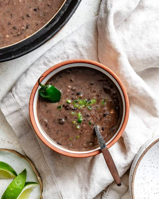 Sopa de frijoles negros