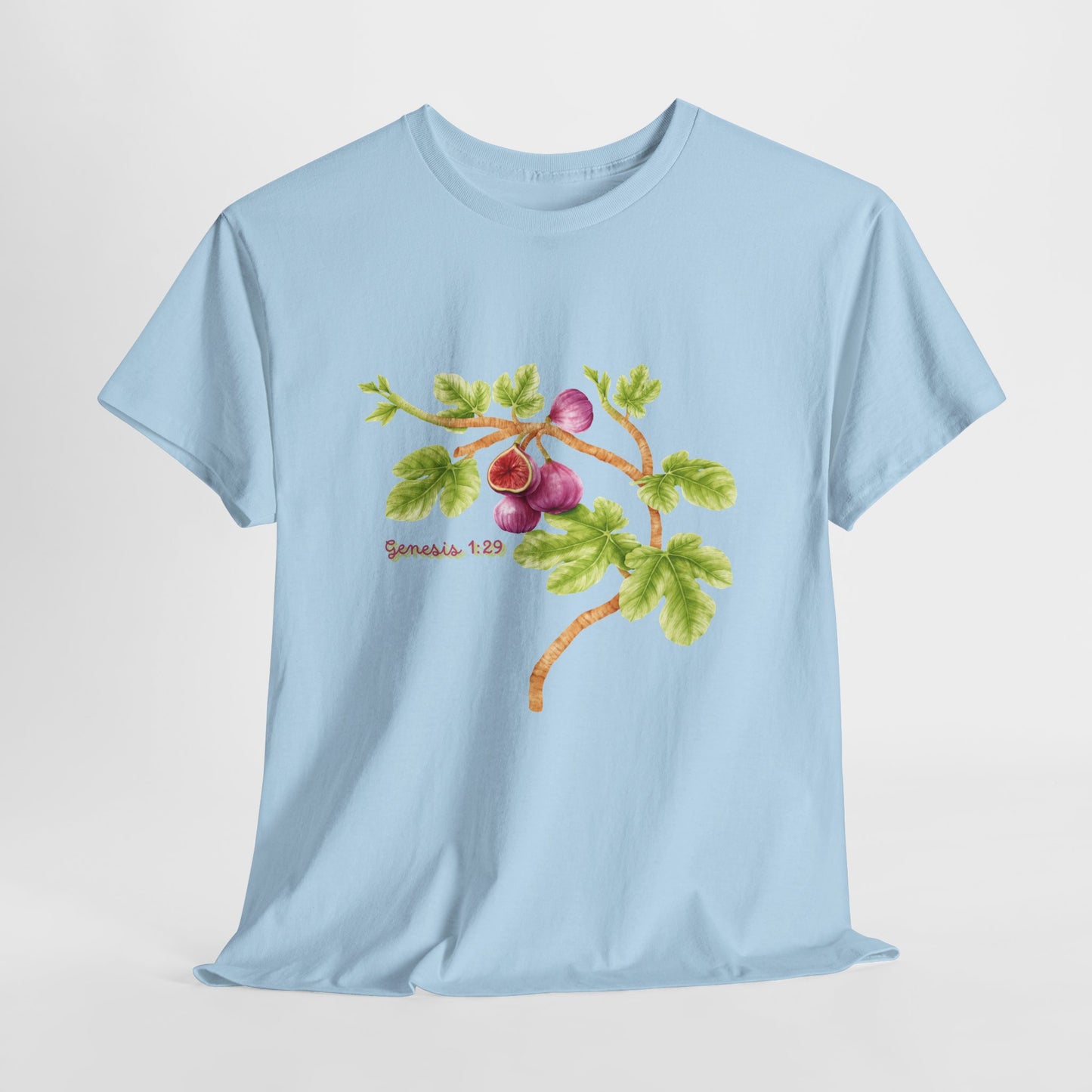 Floral Fig Branch Tee — Botanical Watercolor T‑Shirt Genesis !:29