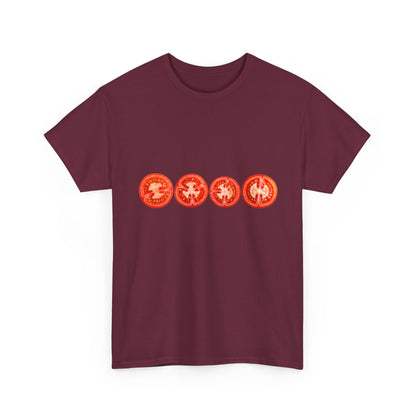 Tropical Sunset Coin Graphic Tee