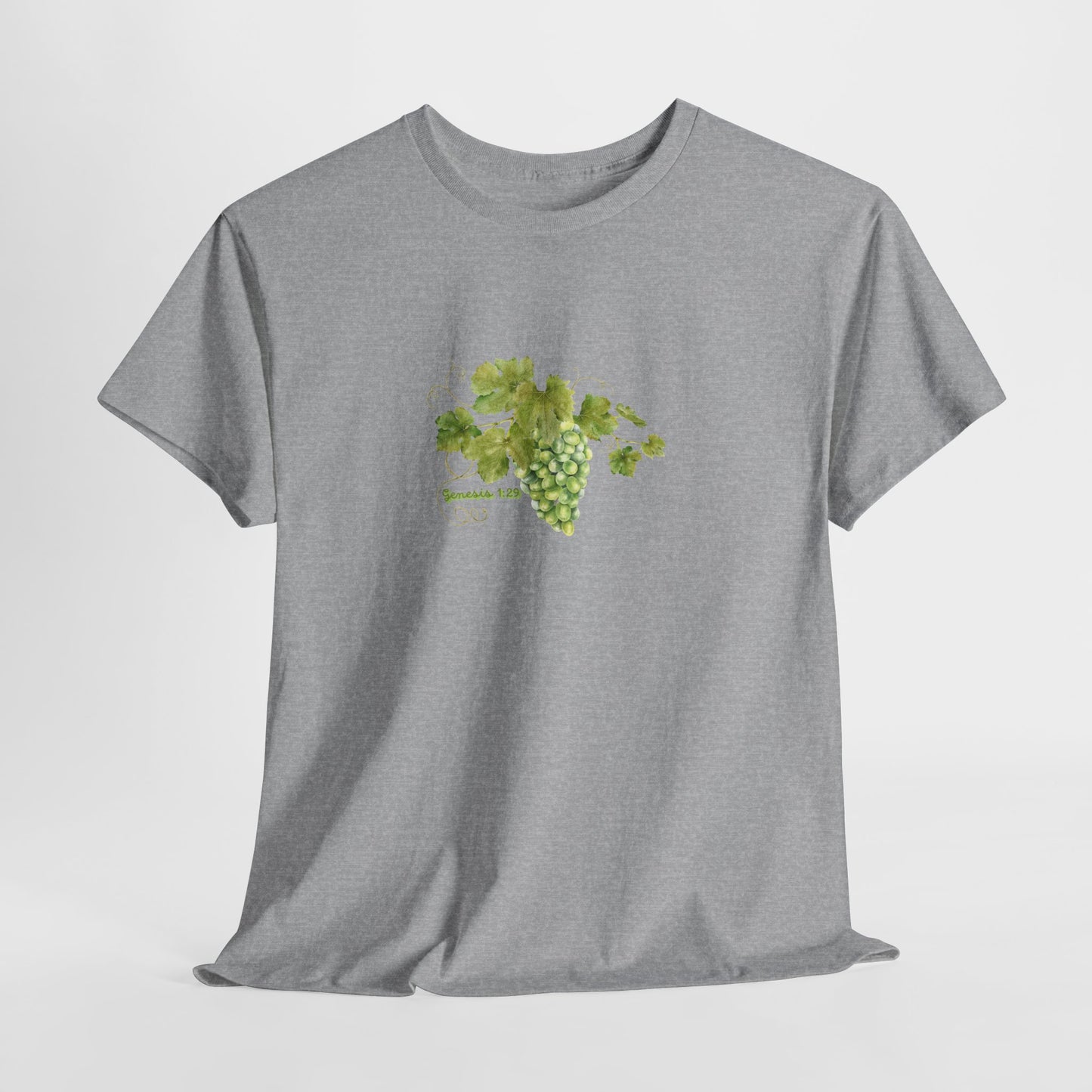 Grapevine Watercolor Tee — Green T-Shirt