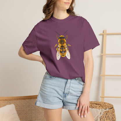 Bee Graphic T-Shirt — Vintage Honeybee Illustration Tee