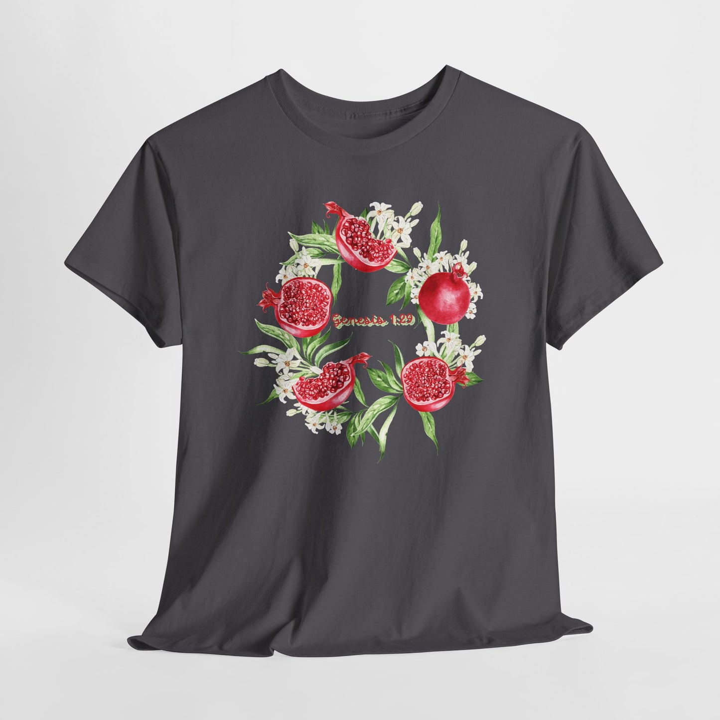 Pomegranate Watercolor Tee — Jeremiah 29:11 Inspirational Bible Verse Shirt