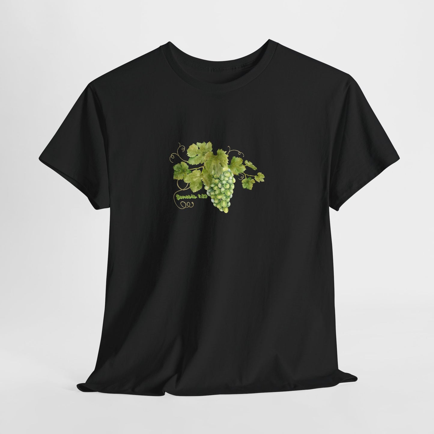 Grapevine Watercolor Tee — Green T-Shirt