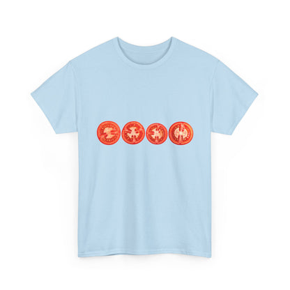 Tropical Sunset Coin Graphic Tee