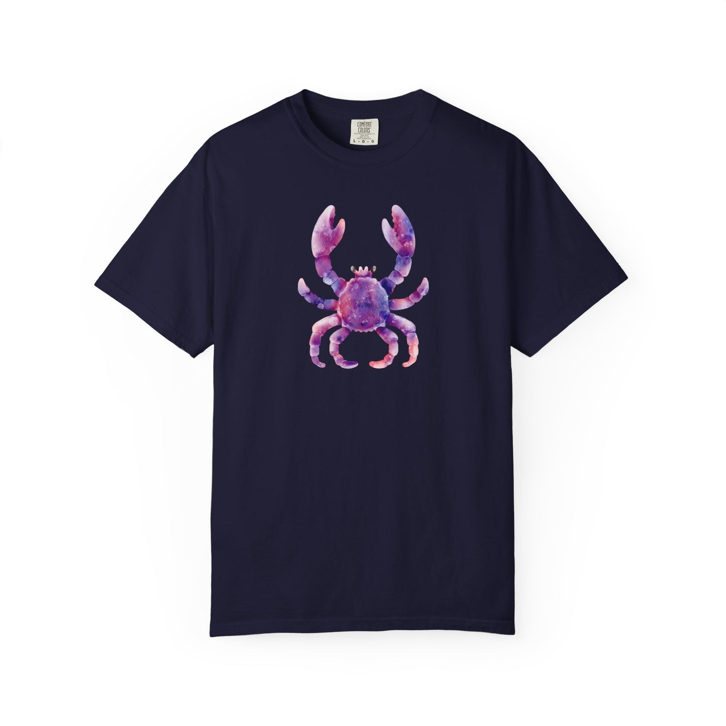 Watercolor Crab T-Shirt — Coastal Beach Vibes Graphic Tee