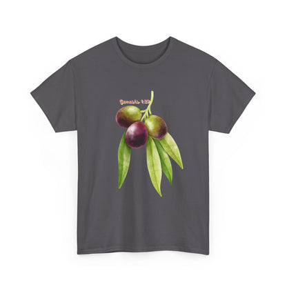 Olive Branch Watercolor T-Shirt — Genesis 1:29 Faith Tee