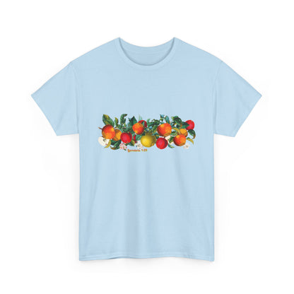 T-Shirt — Genesis 1:29 Watercolor Orange Grove Graphic Tee