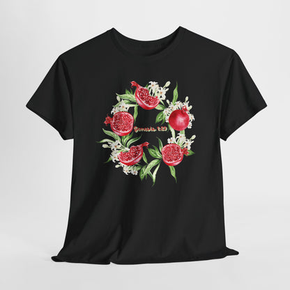Pomegranate Watercolor Tee — Jeremiah 29:11 Inspirational Bible Verse Shirt