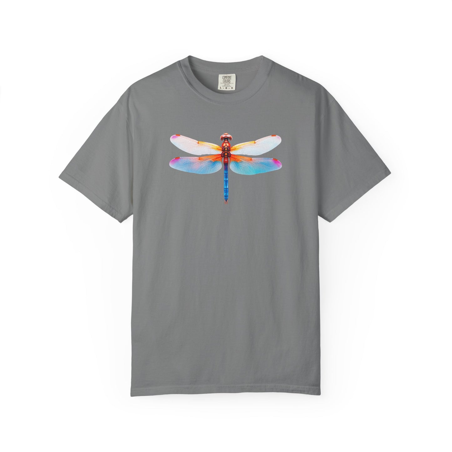Dragonfly Watercolor T-Shirt — Colorful Nature Graphic Tee