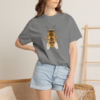 Bee Graphic T-Shirt — Vintage Honeybee Illustration Tee