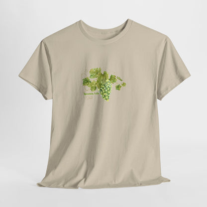 Grapevine Watercolor Tee — Green T-Shirt