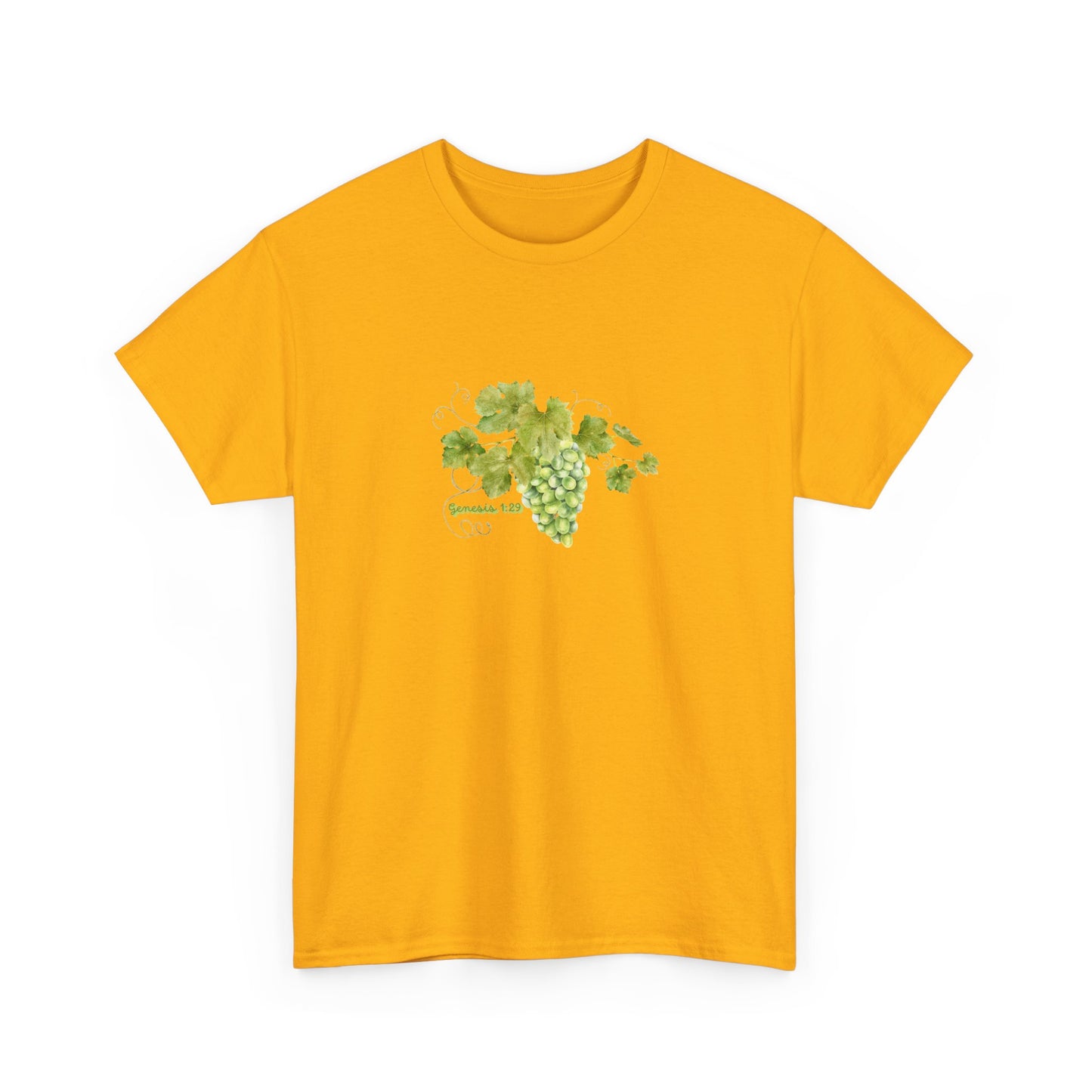 Grapevine Watercolor Tee — Green T-Shirt