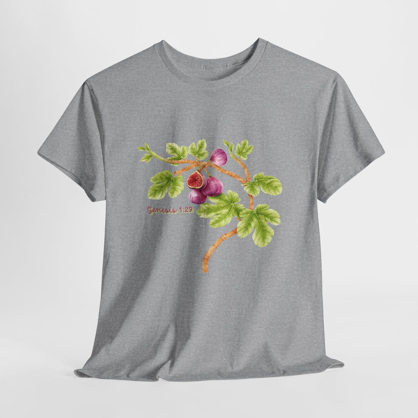 Floral Fig Branch Tee — Botanical Watercolor T‑Shirt Genesis !:29