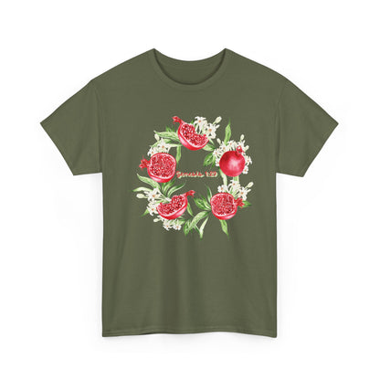 Pomegranate Watercolor Tee — Jeremiah 29:11 Inspirational Bible Verse Shirt