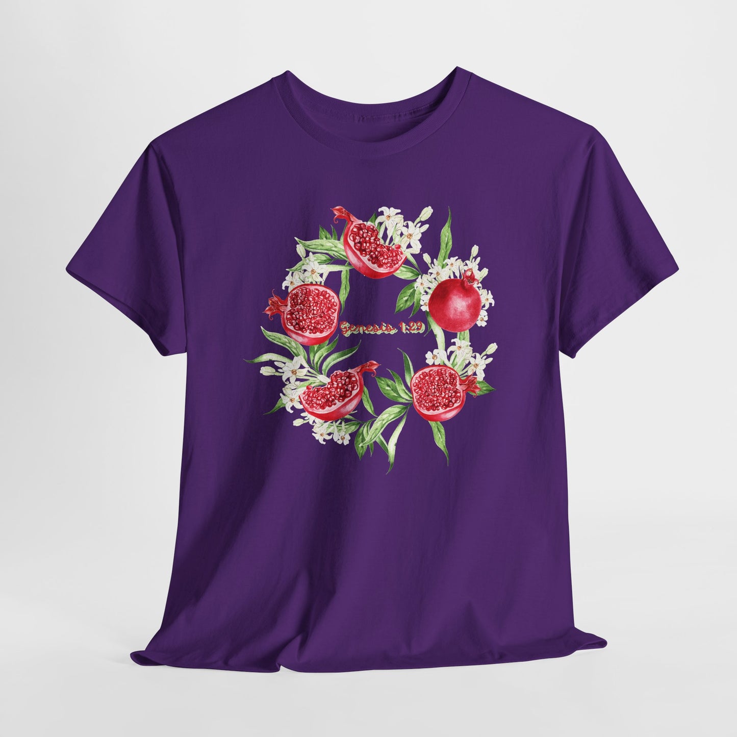 Pomegranate Watercolor Tee — Jeremiah 29:11 Inspirational Bible Verse Shirt