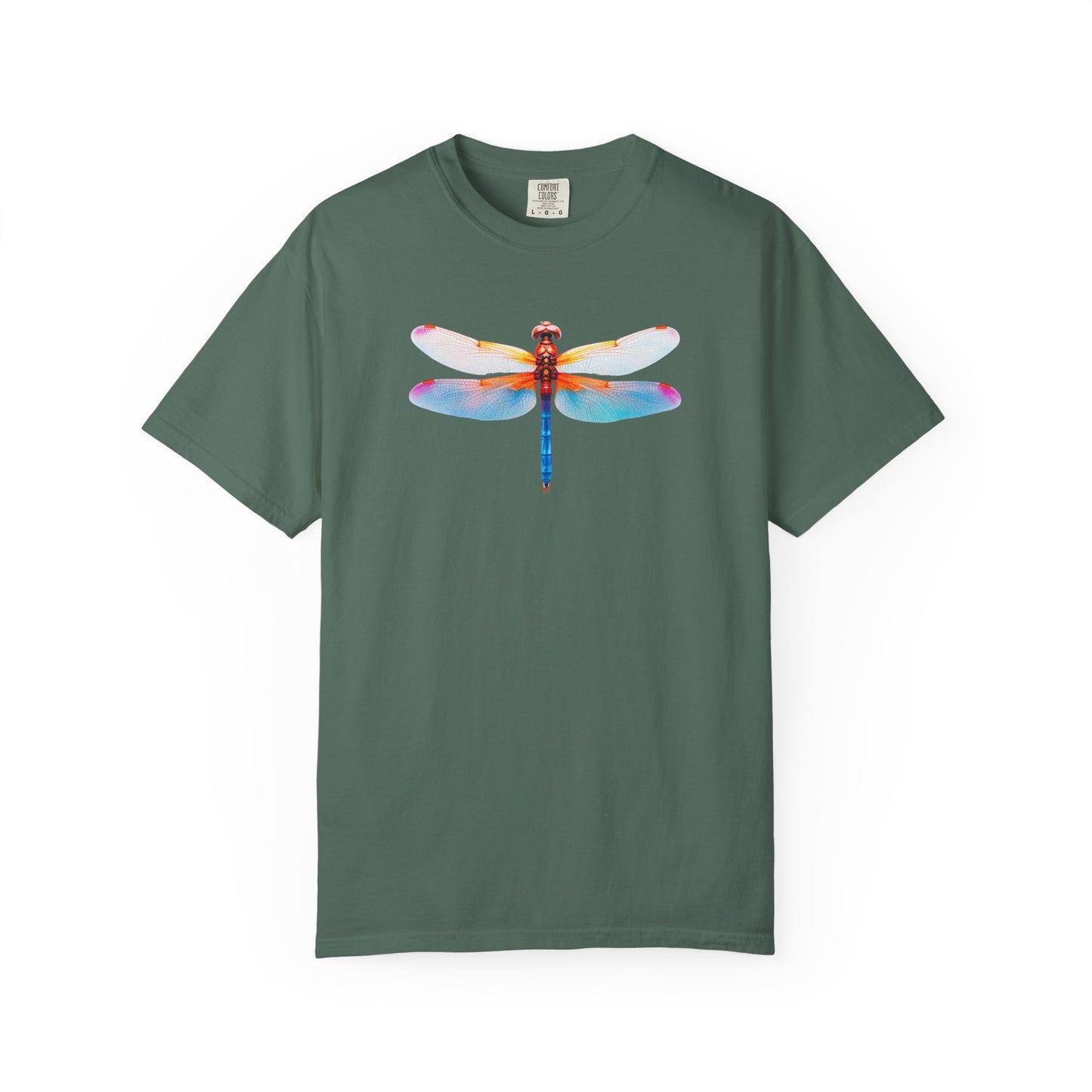 Dragonfly Watercolor T-Shirt — Colorful Nature Graphic Tee