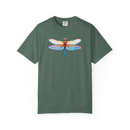 Dragonfly Watercolor T-Shirt — Colorful Nature Graphic Tee