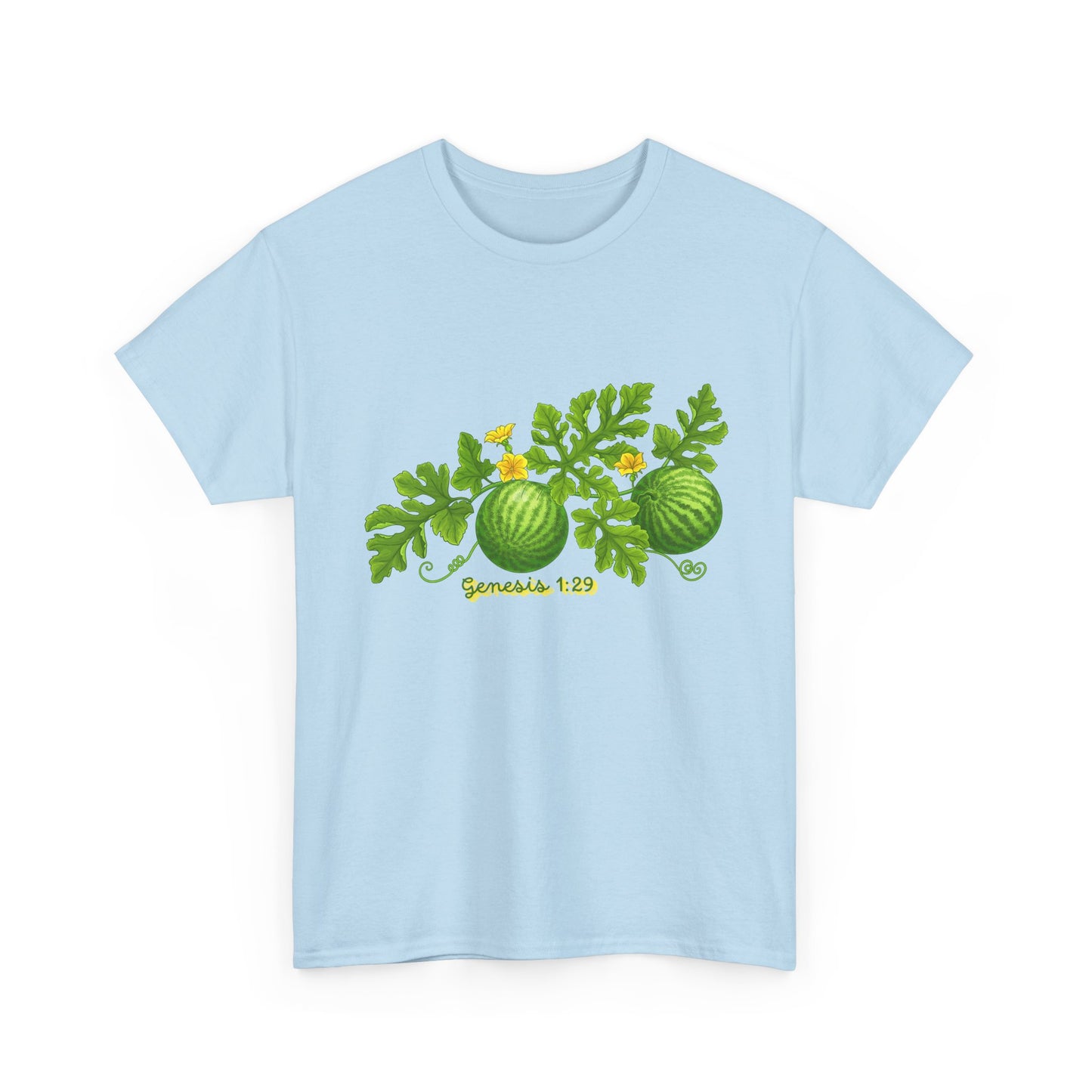 Watermelon T-Shirt — Genesis 1:29 Garden Illustration Tee