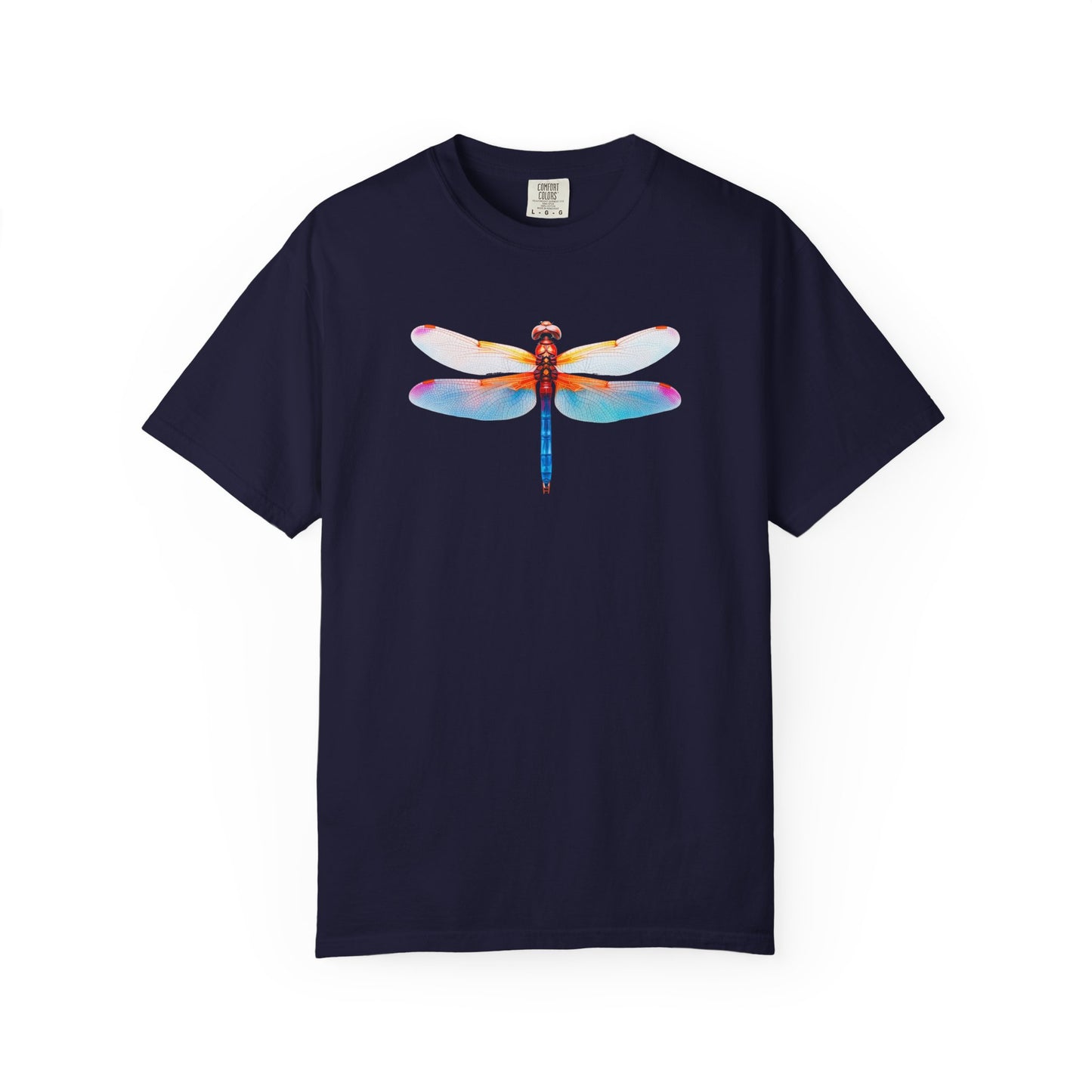 Dragonfly Watercolor T-Shirt — Colorful Nature Graphic Tee