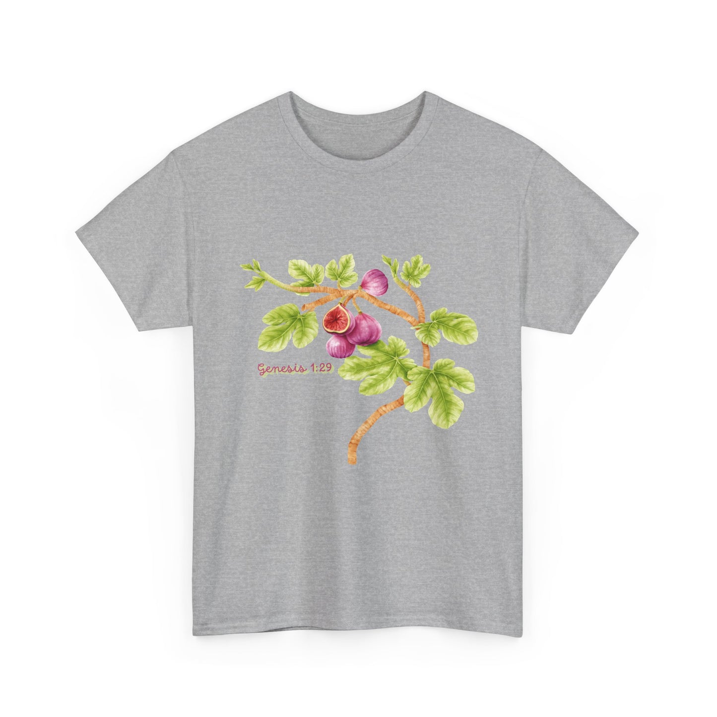 Floral Fig Branch Tee — Botanical Watercolor T‑Shirt Genesis !:29