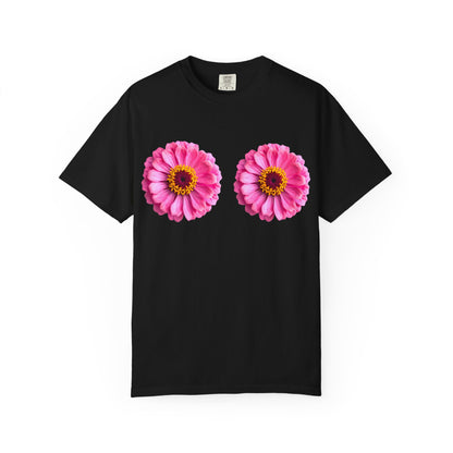 Pink Daisy Double Floral Tee