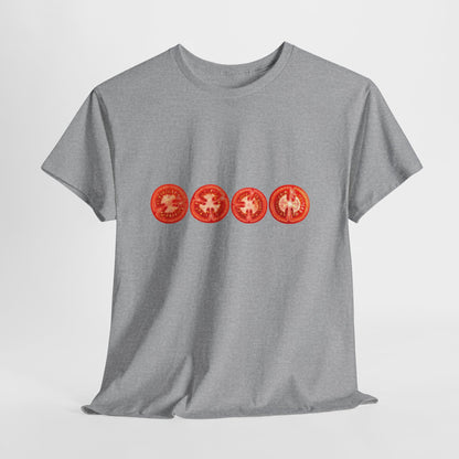 Tropical Sunset Coin Graphic Tee
