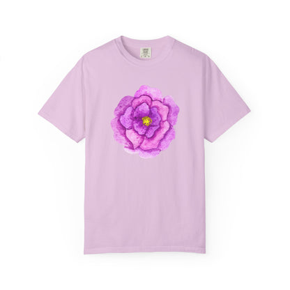 Floral Watercolor Chest Rose T-Shirt