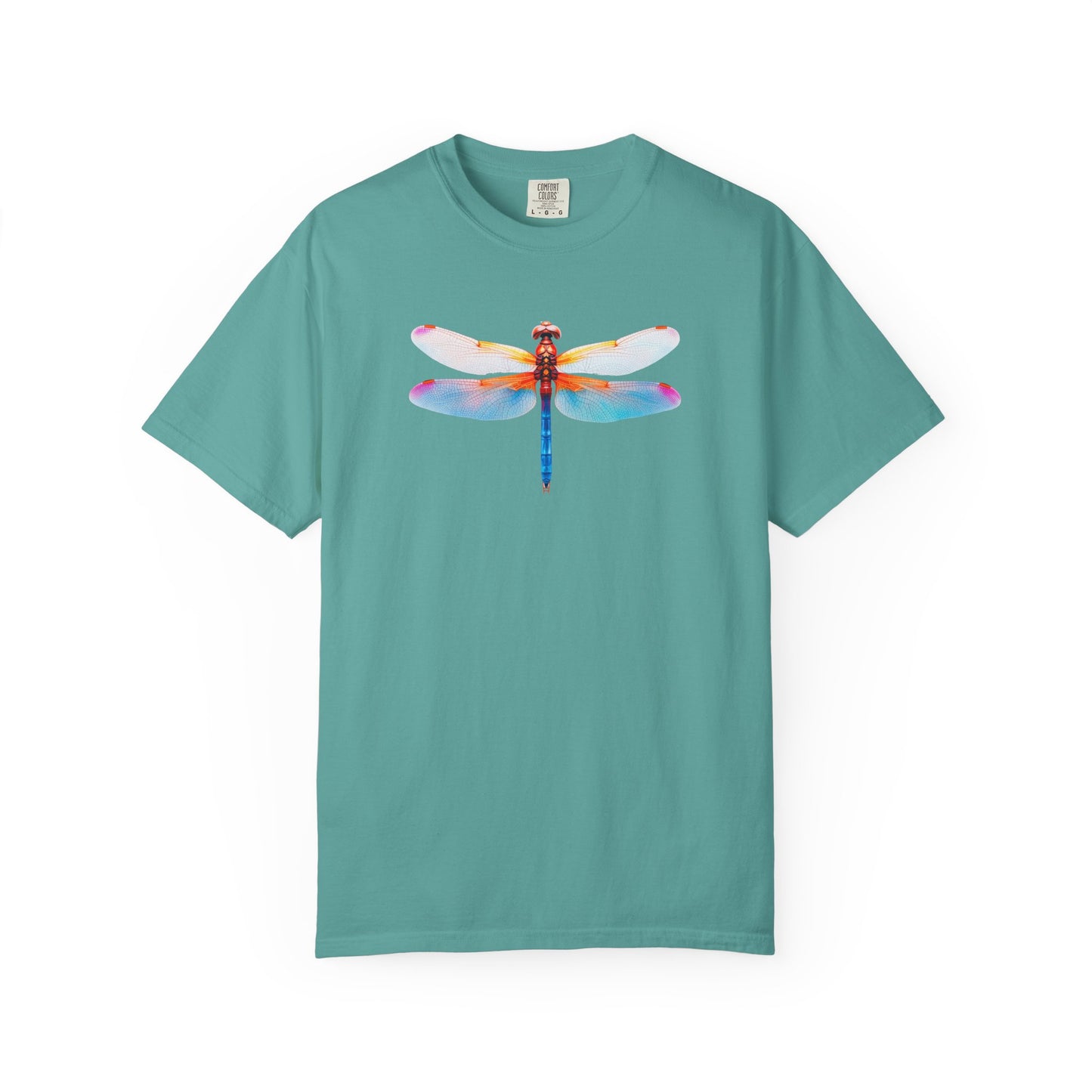 Dragonfly Watercolor T-Shirt — Colorful Nature Graphic Tee