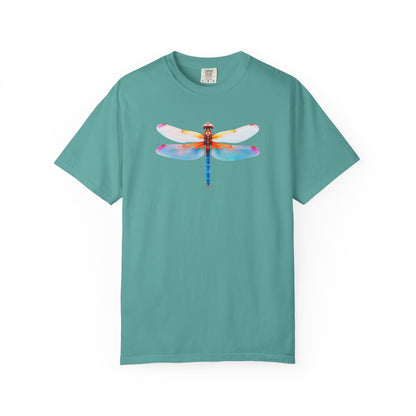 Dragonfly Watercolor T-Shirt — Colorful Nature Graphic Tee