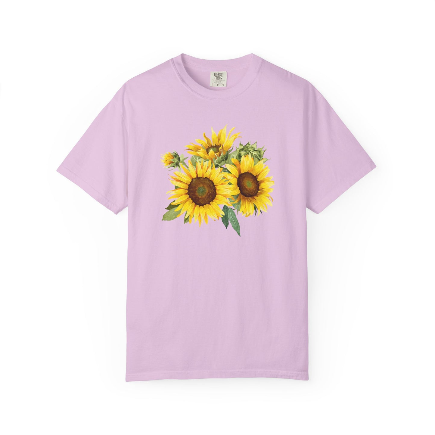 Sunflower Floral T-Shirt — Vintage Yellow Sunflower Graphic Tee