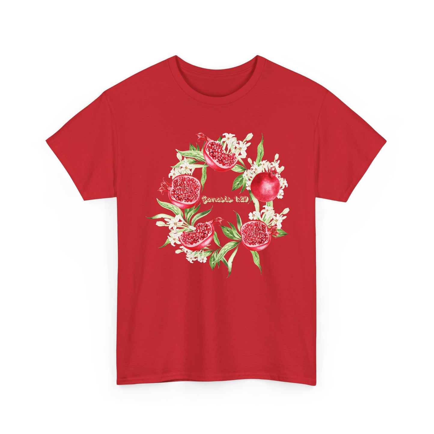 Pomegranate Watercolor Tee — Jeremiah 29:11 Inspirational Bible Verse Shirt