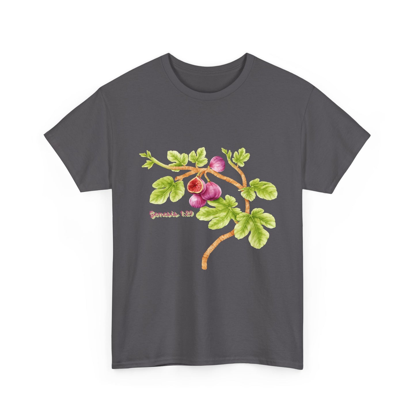 Floral Fig Branch Tee — Botanical Watercolor T‑Shirt Genesis !:29