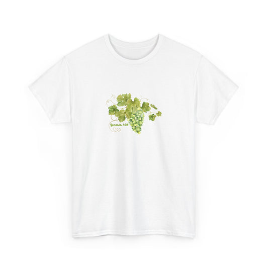 Grape Watercolor Tee — Green T-Shirt Genesis 1:29