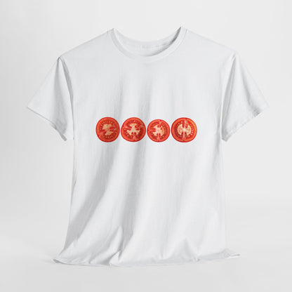 Tropical Sunset Coin Graphic Tee