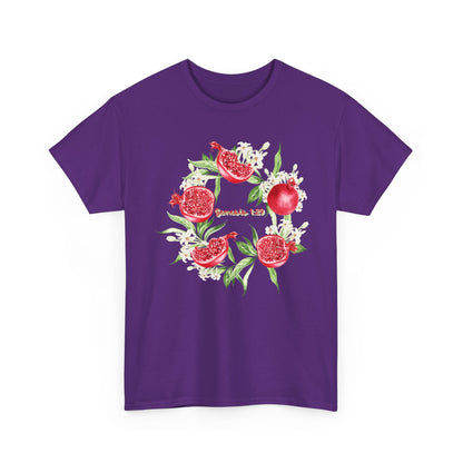 Pomegranate Watercolor Tee — Jeremiah 29:11 Inspirational Bible Verse Shirt