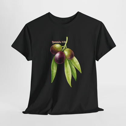 Olive Branch Watercolor T-Shirt — Genesis 1:29 Faith Tee