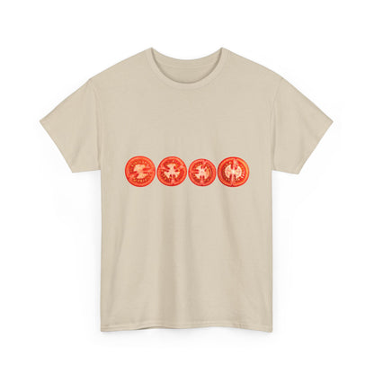 Tropical Sunset Coin Graphic Tee