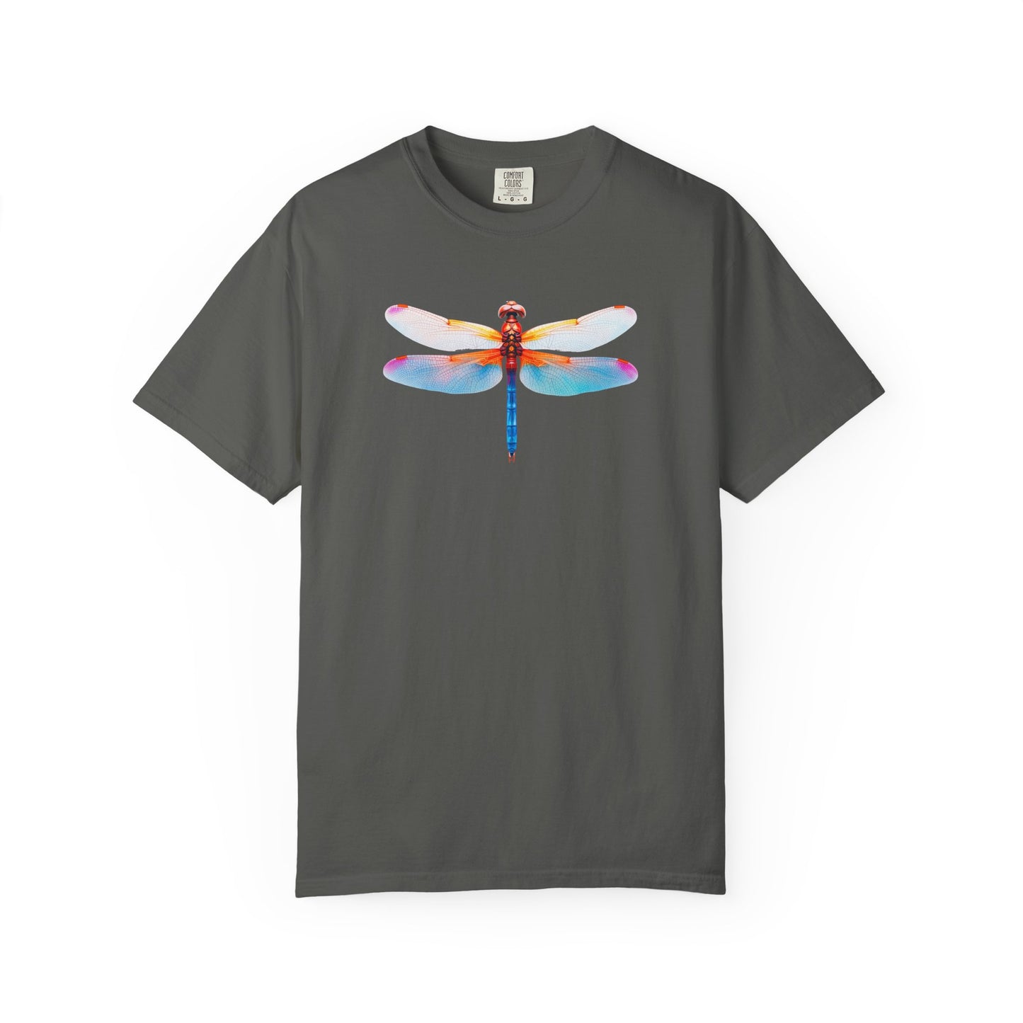 Dragonfly Watercolor T-Shirt — Colorful Nature Graphic Tee