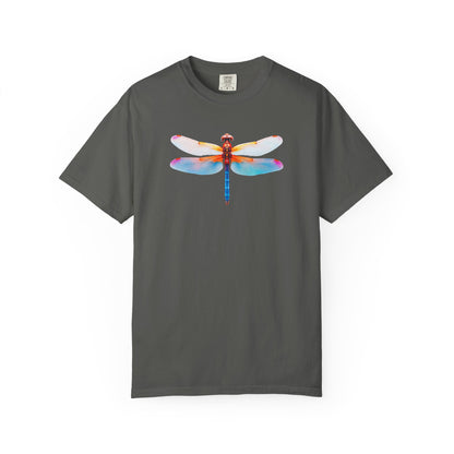 Dragonfly Watercolor T-Shirt — Colorful Nature Graphic Tee