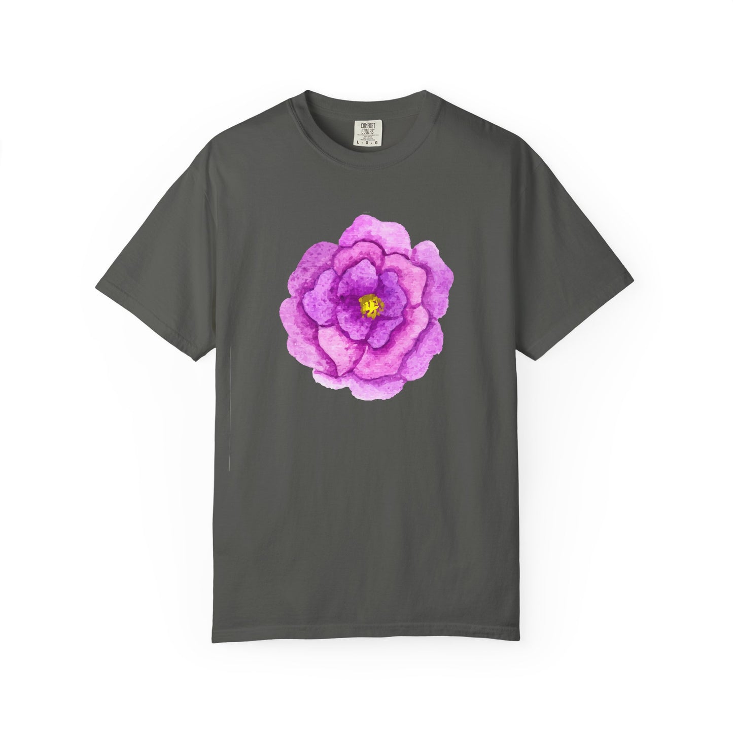 Floral Watercolor Chest Rose T-Shirt