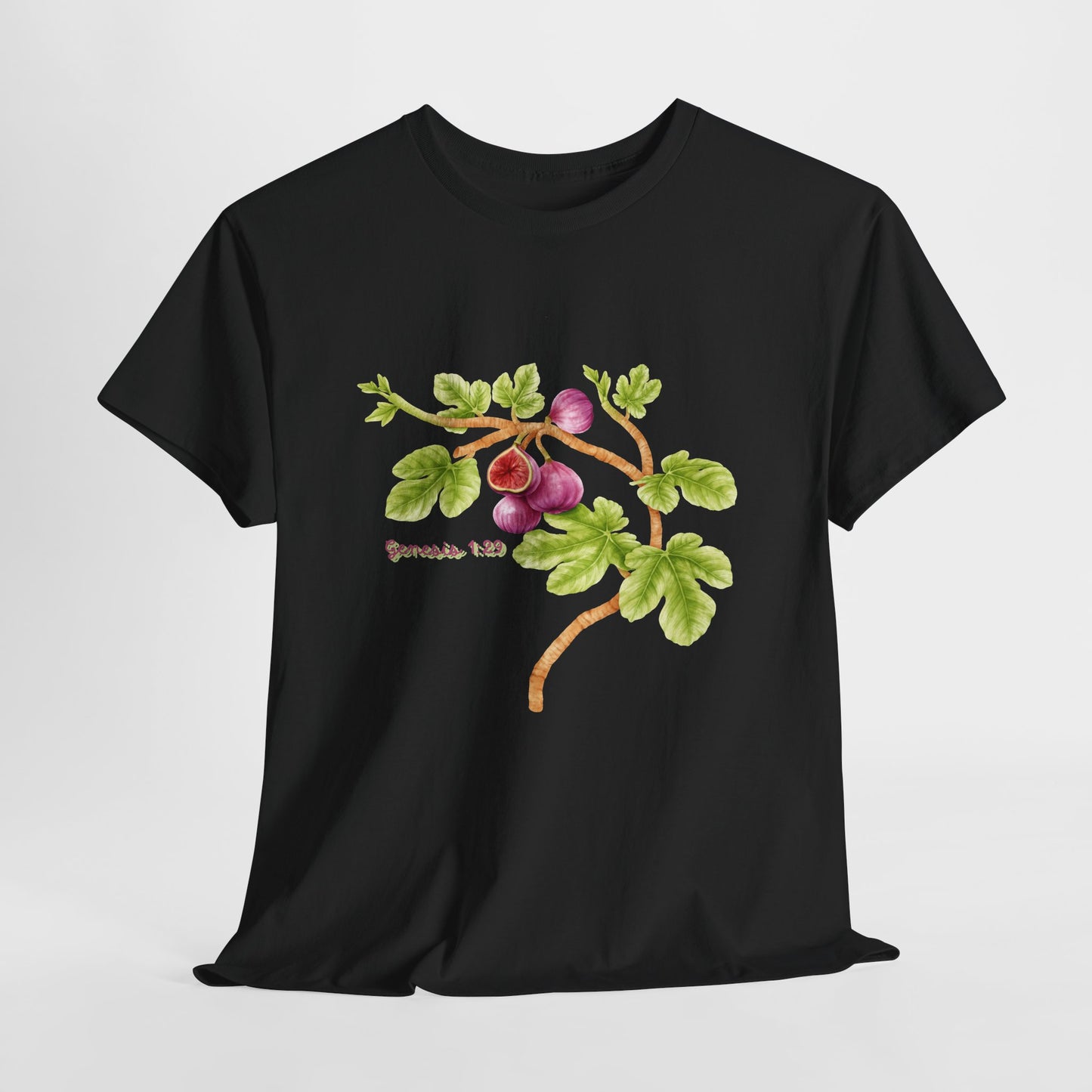 Floral Fig Branch Tee — Botanical Watercolor T‑Shirt Genesis !:29