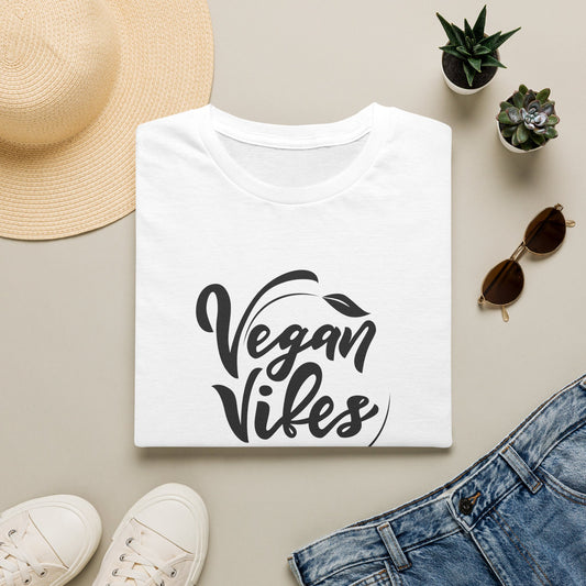 Vegan Vibes T-Shirt — Eco-Friendly Plant Lover Graphic Tee