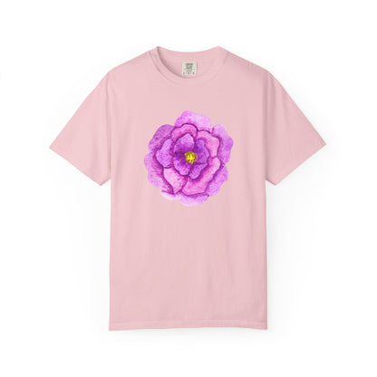 Floral Watercolor Chest Rose T-Shirt