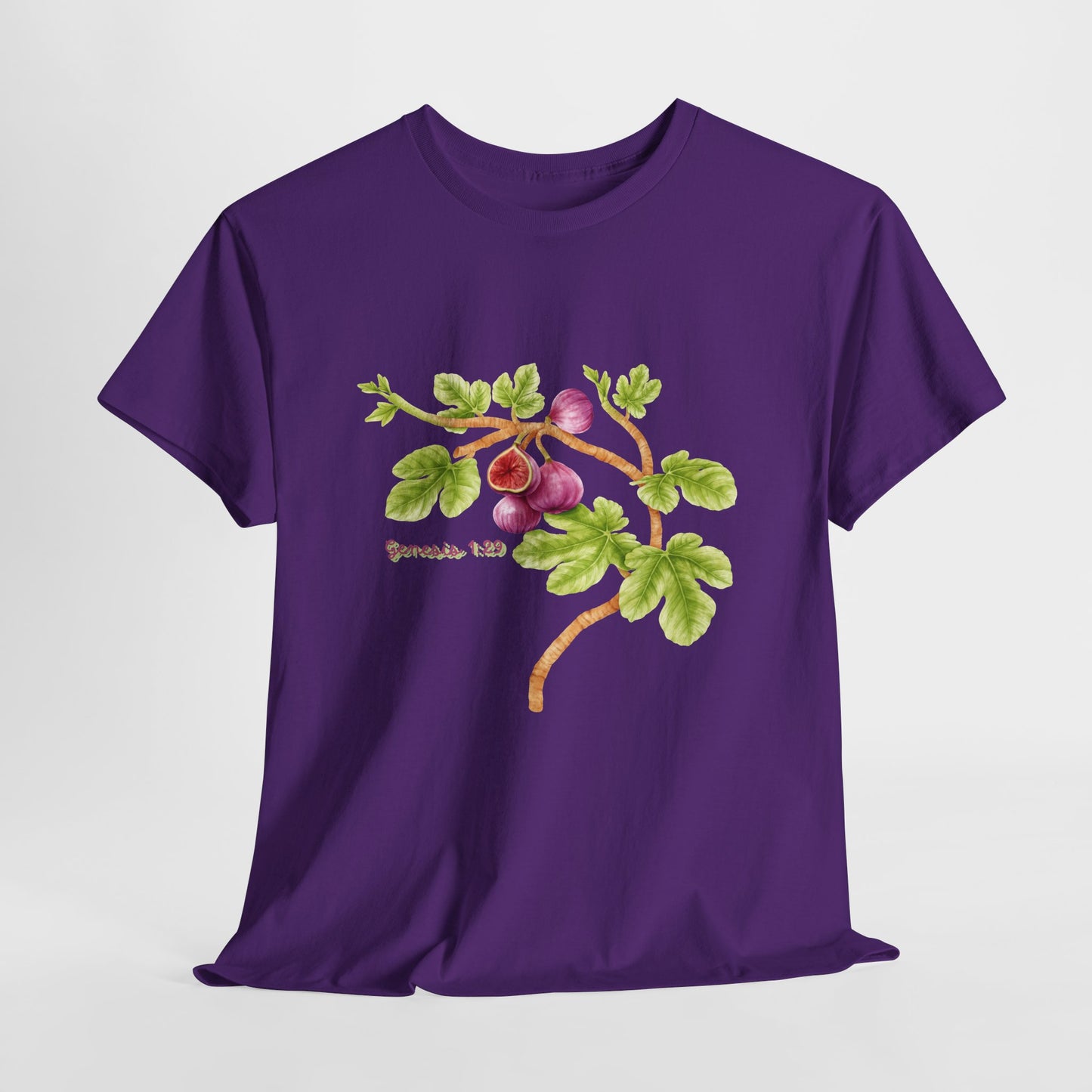 Floral Fig Branch Tee — Botanical Watercolor T‑Shirt Genesis !:29