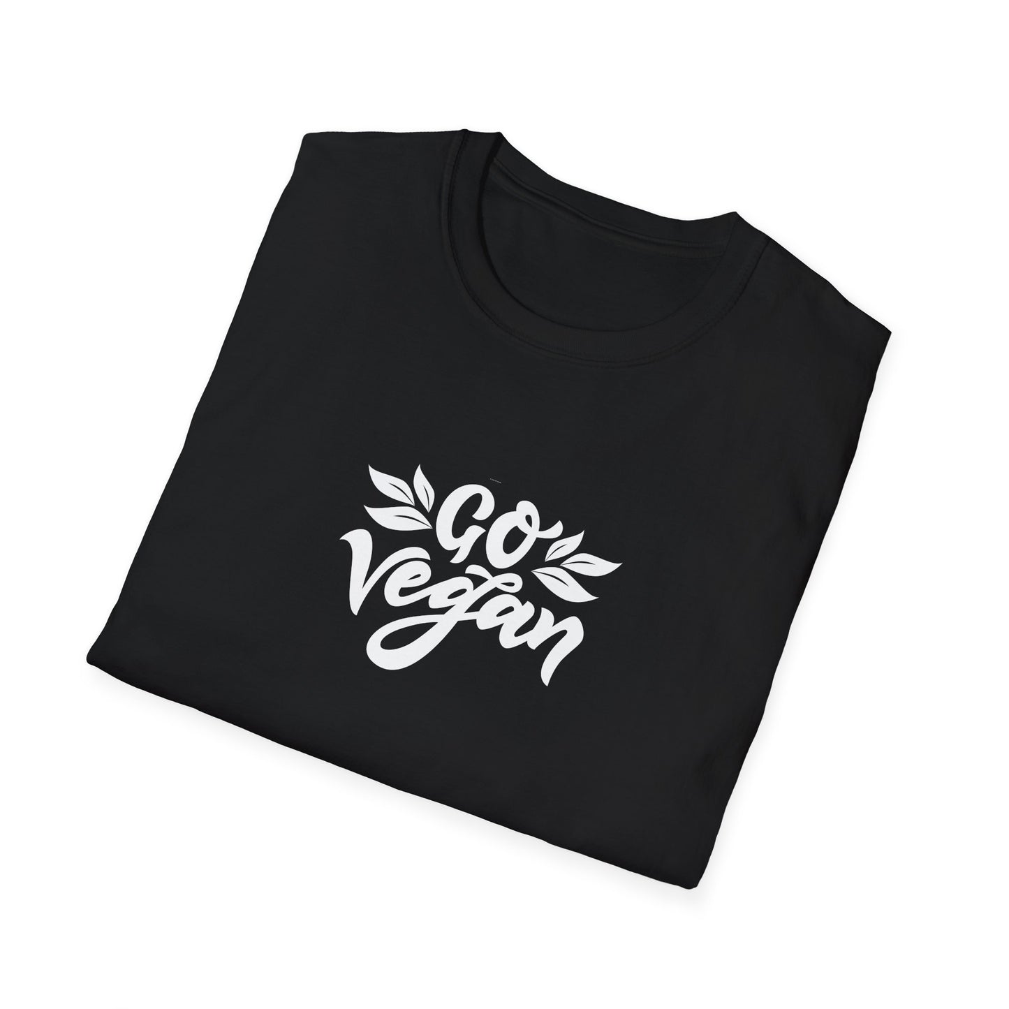 Go Vegan T-Shirt — Plant-Based Message Tee for Vegans & Animal Lovers