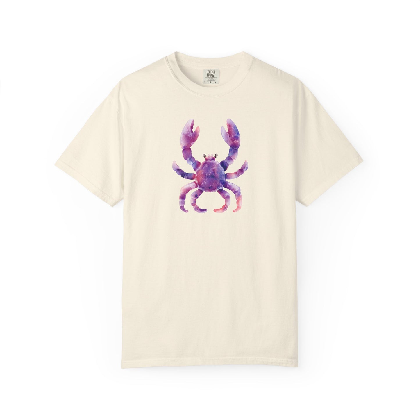 Watercolor Crab T-Shirt — Coastal Beach Vibes Graphic Tee