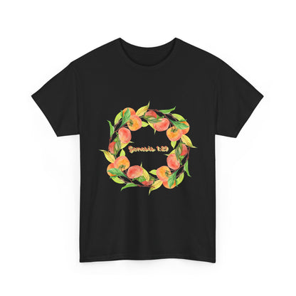 Peaches Wreath T‑Shirt — Jeremiah 29:11 Inspirational Christian Tee