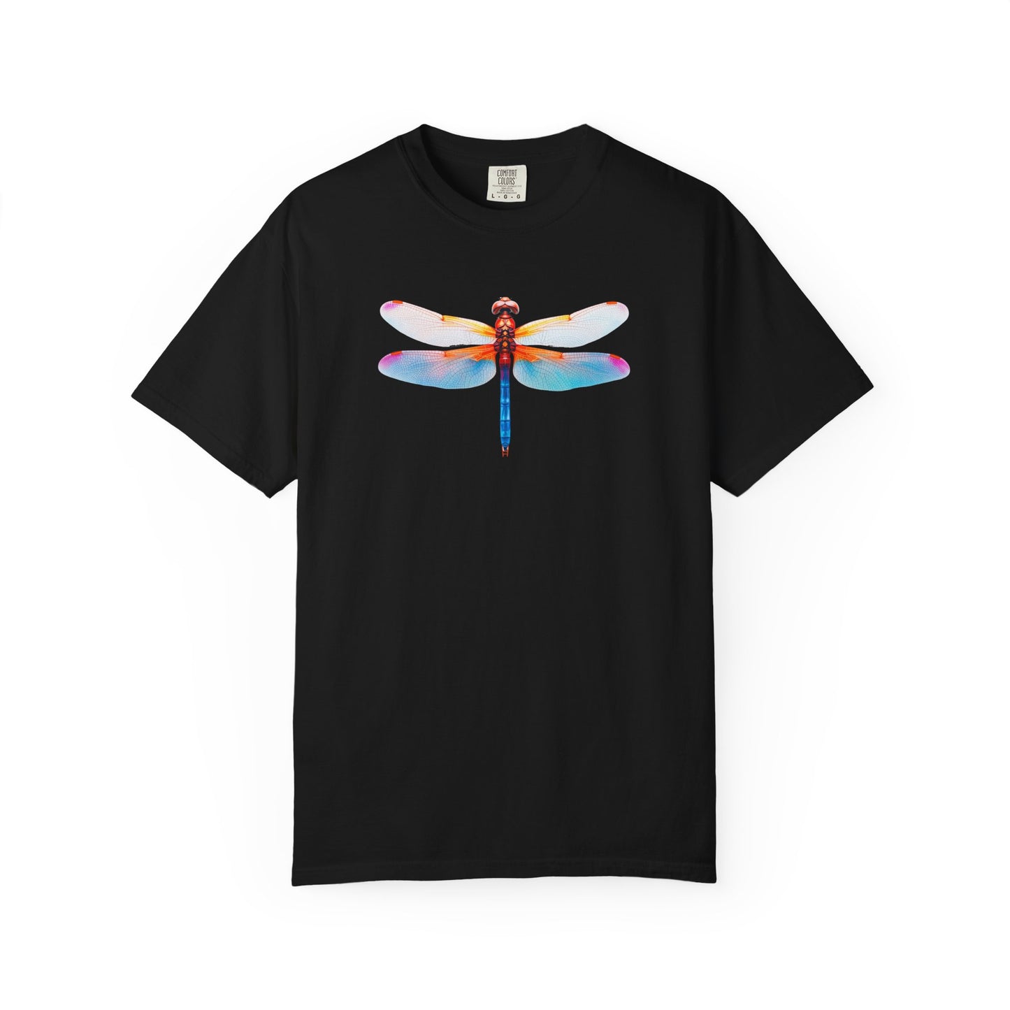 Dragonfly Watercolor T-Shirt — Colorful Nature Graphic Tee
