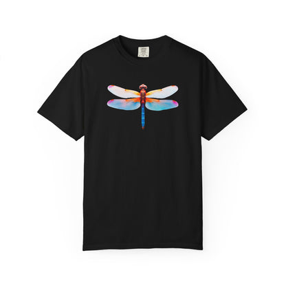 Dragonfly Watercolor T-Shirt — Colorful Nature Graphic Tee