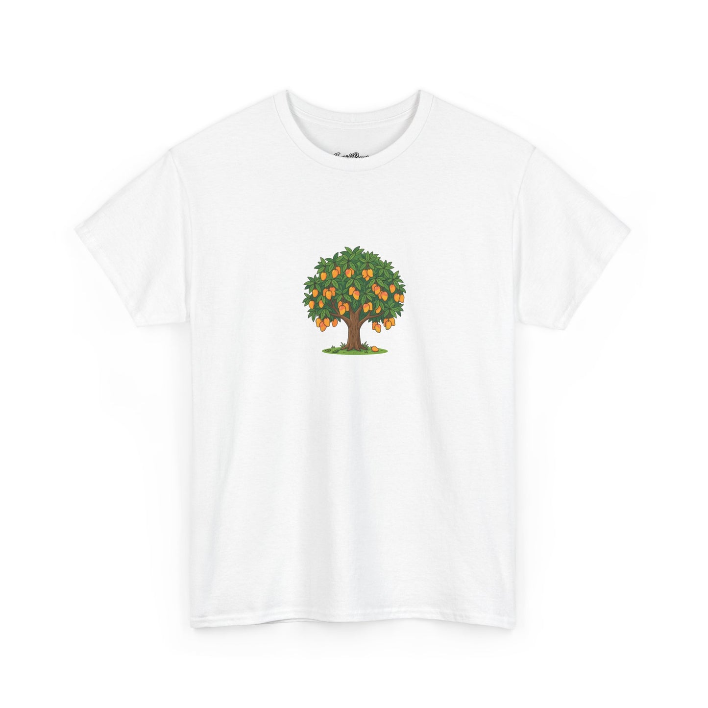 Mangoes Tree Graphic Tee — Minimal Fruit Tree T-Shirt